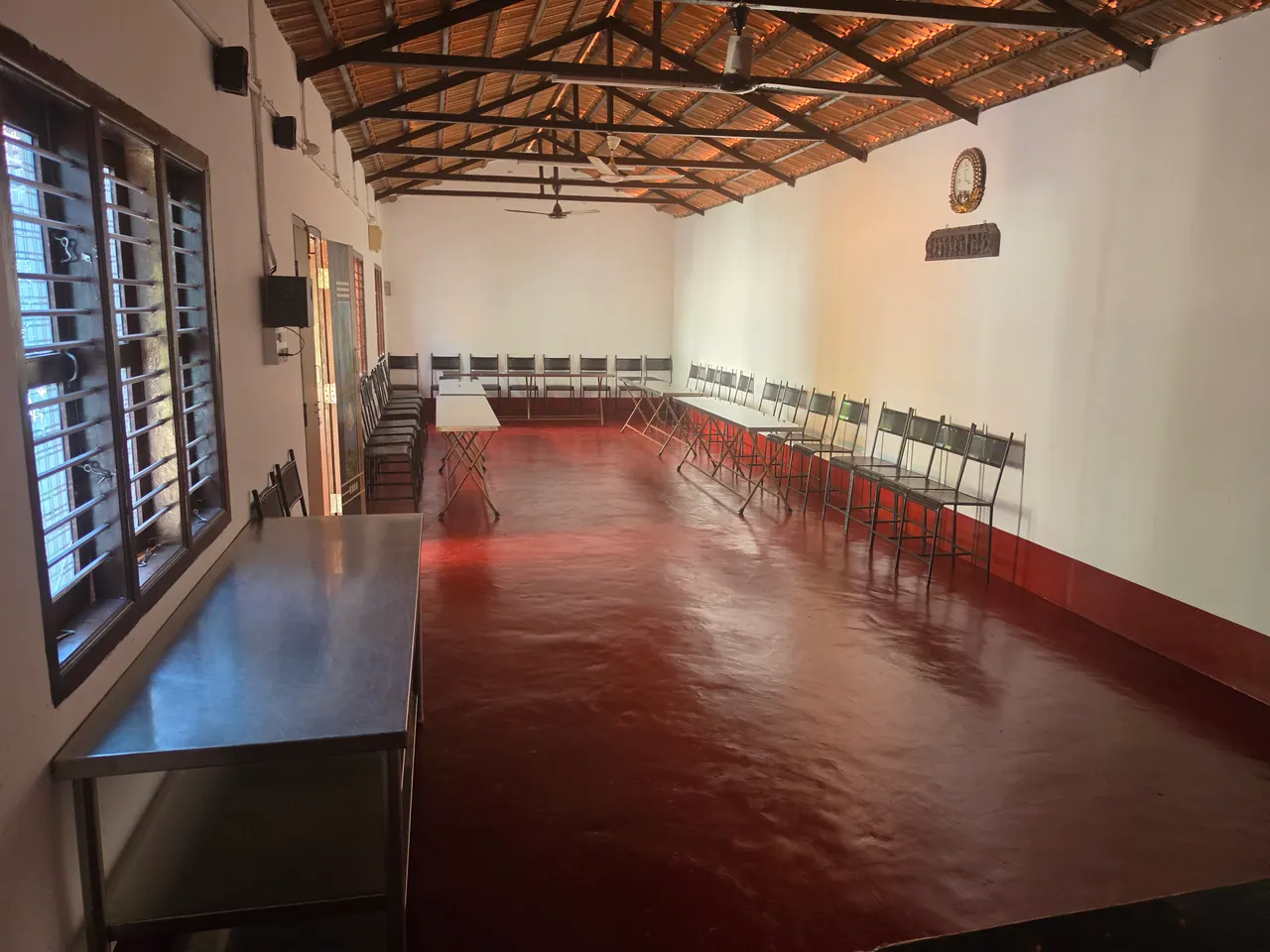 Interior view of the big dining hall