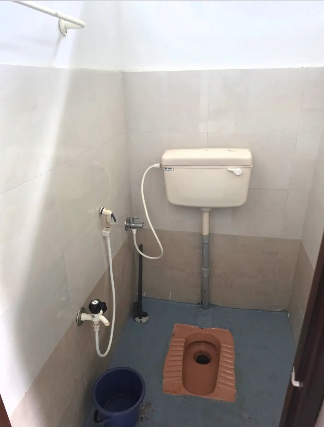 Indian toilet facility