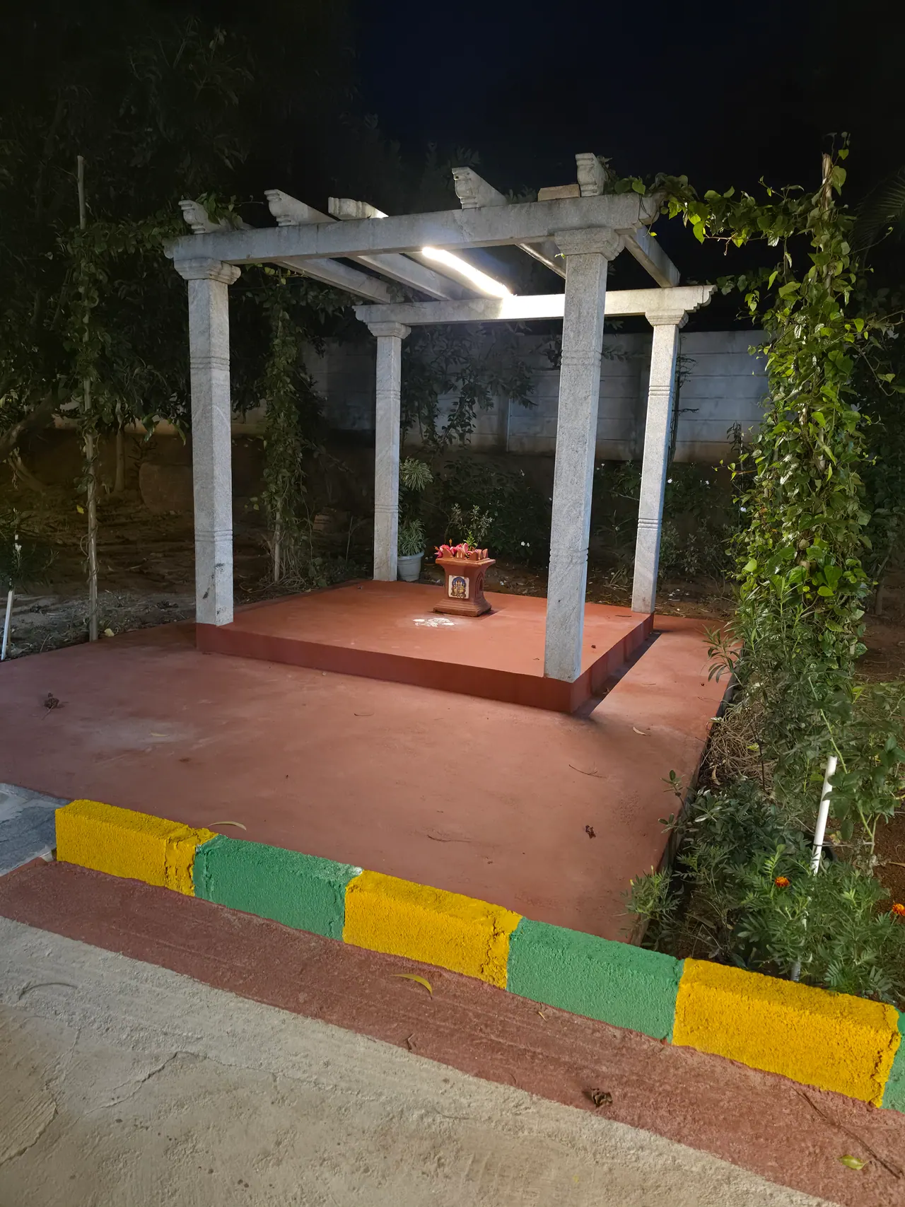 Tulasi Katte in the peaceful evening surroundings